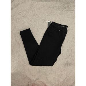 Apt. 9 Black Skinny Pull On Pants 6 Petite Modern Fit New